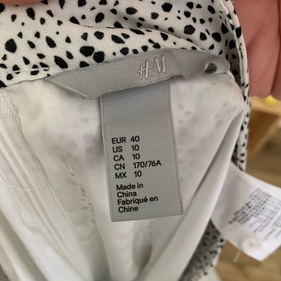 H&M boho black and white maxi skirt - Picture 2 of 3